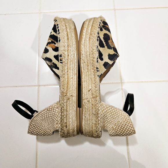 Penelope Chilvers Rita Leopard Suede Espadrilles Size 38 - Picture 6 of 13